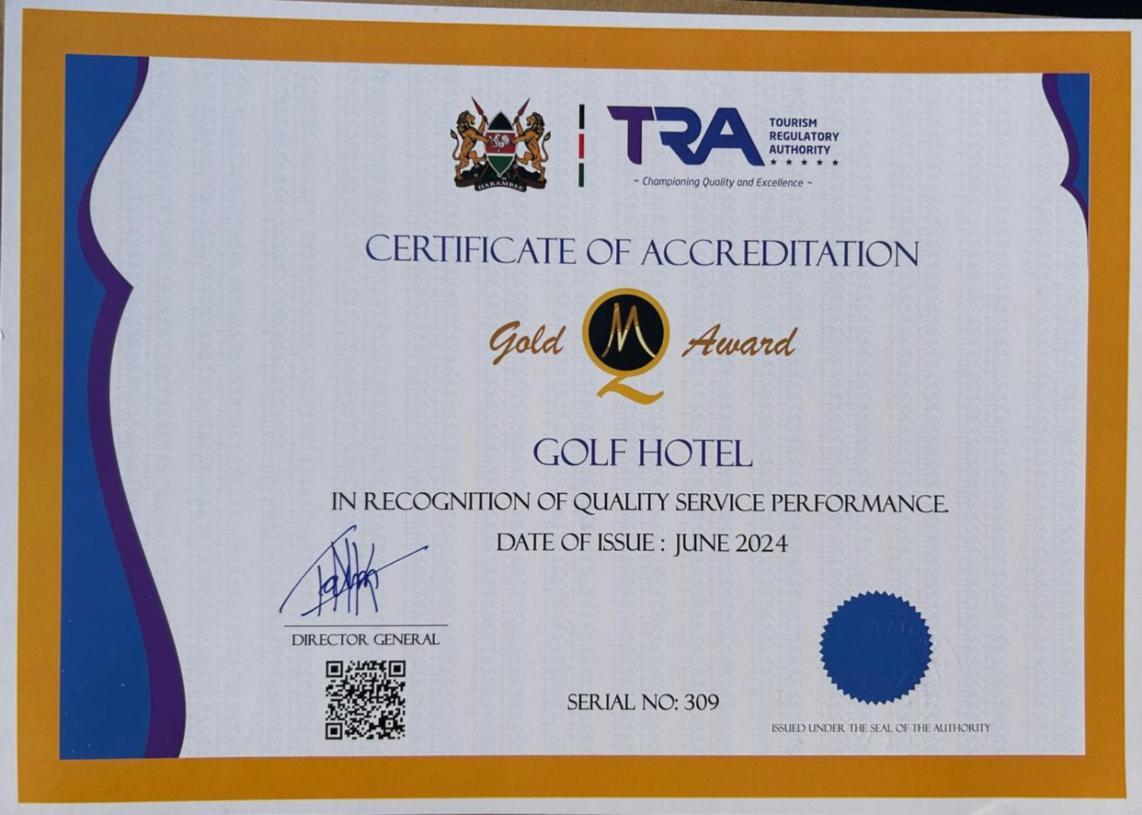 Golf Hotel Kakamega Zewnętrze zdjęcie